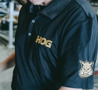 HOG Adidas Shirt: Gray