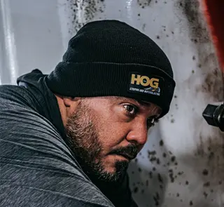 Hog Striping and Waterblasting Beanie