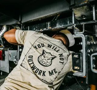 Hog Shirt: You Will Not Outwork Me